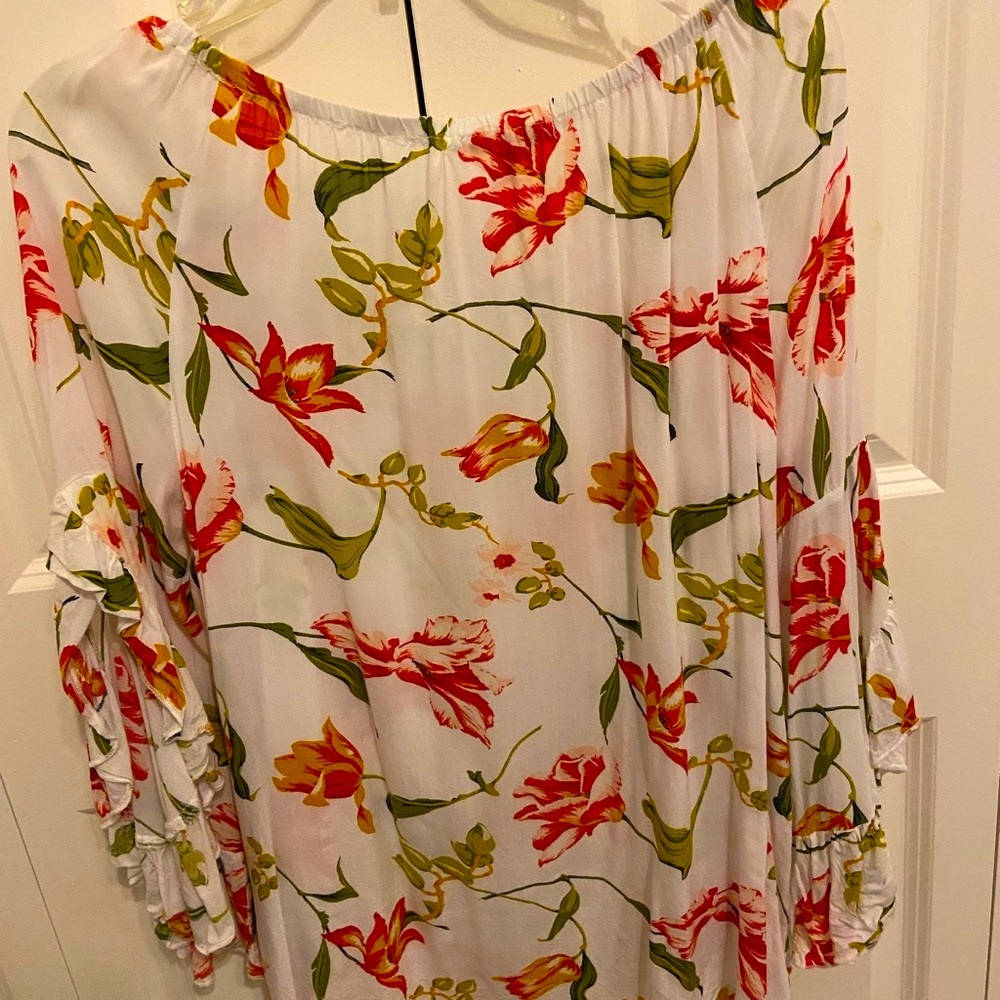 Floral Blouses Tops Fever Large - Picture 5 of 9